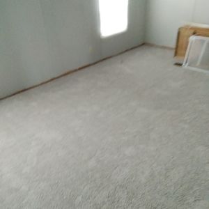 Carpet and sheet vinyl flooring